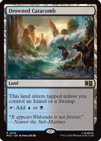 Drowned Catacomb (Surge Foil) — Commander: Marvel Super Heroes