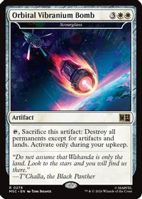 Orbital Vibranium Bomb - Scourglass — Commander: Marvel Super Heroes