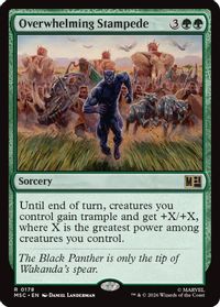 Overwhelming Stampede — Commander: Marvel Super Heroes