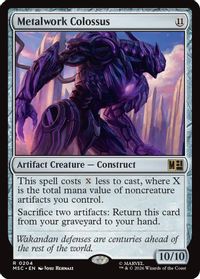 Metalwork Colossus — Commander: Marvel Super Heroes