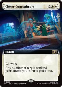Clever Concealment (Extended Art) — Commander: Marvel Super Heroes