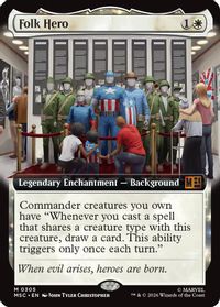 Folk Hero (Extended Art) — Commander: Marvel Super Heroes