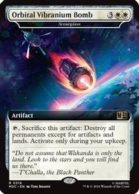 Orbital Vibranium Bomb - Scourglass (Extended Art) — Commander: Marvel Super Heroes