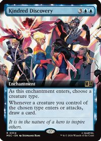 Kindred Discovery (Extended Art) — Commander: Marvel Super Heroes