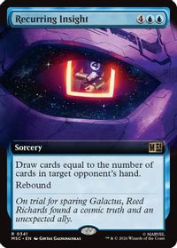 Recurring Insight (Extended Art) — Commander: Marvel Super Heroes