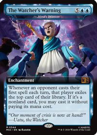 The Watcher's Warning - Mind's Dilation (Extended Art) — Commander: Marvel Super Heroes