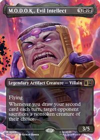 M.O.D.O.K., Evil Intellect (Borderless) — Commander: Marvel Super Heroes