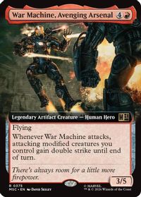 War Machine, Avenging Arsenal (Extended Art) — Commander: Marvel Super Heroes