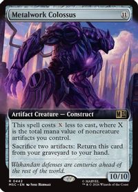 Metalwork Colossus (Extended Art) — Commander: Marvel Super Heroes