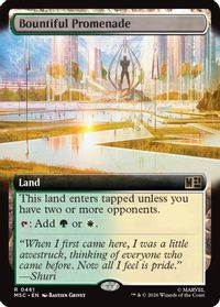 Bountiful Promenade (Extended Art) — Commander: Marvel Super Heroes