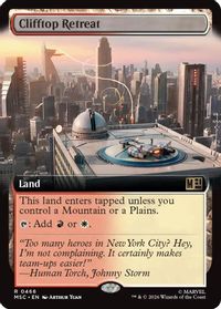 Clifftop Retreat (Extended Art) — Commander: Marvel Super Heroes