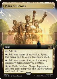 Plaza of Heroes (Extended Art) — Commander: Marvel Super Heroes