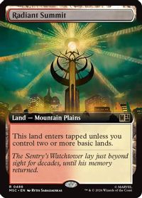 Radiant Summit (Extended Art) — Commander: Marvel Super Heroes
