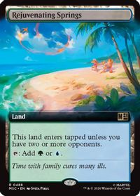 Rejuvenating Springs (Extended Art) — Commander: Marvel Super Heroes