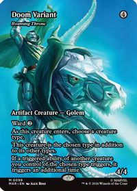 Doom Variant - Roaming Throne (Borderless) — Marvel Universe Eternal-Legal