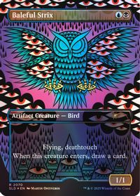 Baleful Strix (2070) (Rainbow Foil) — Secret Lair Drop Series
