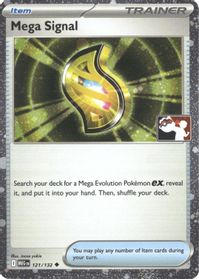 Mega Signal - 121/132 (Cosmos Holo) — Prize Pack Series Cards