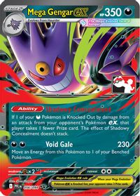 Mega Gengar ex - 056/094 — Prize Pack Series Cards