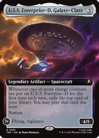 U.S.S. Enterprise-D, Galaxy-Class (Extended Art) — Star Trek