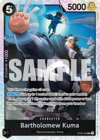 Bartholomew Kuma — Starter Deck 35: RED/BLACK Sabo