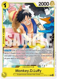 Monkey.D.Luffy — Starter Deck 36: YELLOW Eustass"Captain"Kid