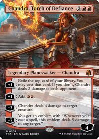 Chandra, Torch of Defiance (Borderless) — Reality Fracture