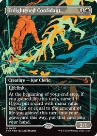 Enlightened Confidant (Borderless) (0439) — Reality Fracture