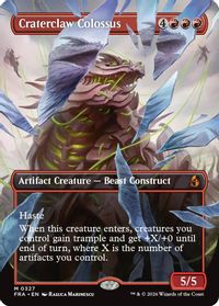 Craterclaw Colossus (Borderless) (0327) — Reality Fracture