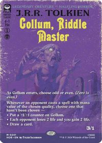 Gollum, Riddle Master (Borderless) — The Hobbit