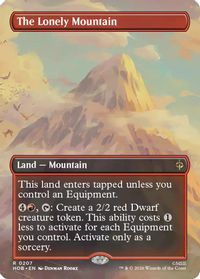 The Lonely Mountain (Borderless) (0207) — The Hobbit