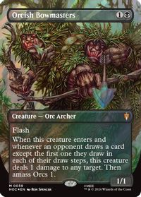 Orcish Bowmasters (Borderless) (Surge Foil) — The Hobbit: Eternal-Legal