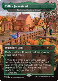 Valley Farmstead - Yavimaya, Cradle of Growth — Secret Lair Drop Series