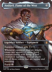Anduril, Flame of the West (Borderless) — The Hobbit: Eternal-Legal