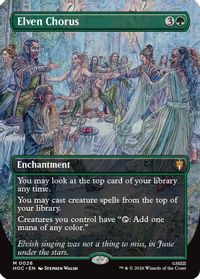 Elven Chorus (Borderless) — The Hobbit: Eternal-Legal