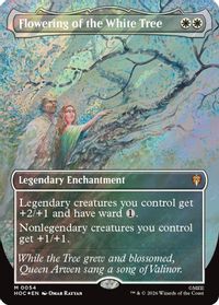 Flowering of the White Tree (Borderless) (Surge Foil) — The Hobbit: Eternal-Legal