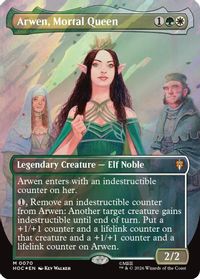 Arwen, Mortal Queen (Borderless) (Surge Foil) — The Hobbit: Eternal-Legal