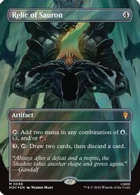 Relic of Sauron (Borderless) (Surge Foil) — The Hobbit: Eternal-Legal