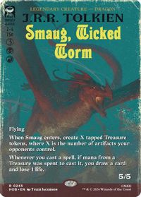 Smaug, Wicked Worm (Borderless) — The Hobbit