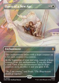 Dawn of a New Age (Borderless) (Surge Foil) — The Hobbit: Eternal-Legal