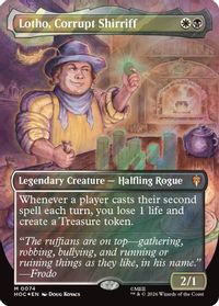 Lotho, Corrupt Shirriff (Borderless) (Surge Foil) — The Hobbit: Eternal-Legal
