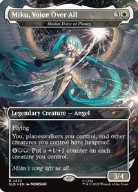 Miku, Voice Over All - Shalai, Voice of Plenty — Secret Lair Drop Series