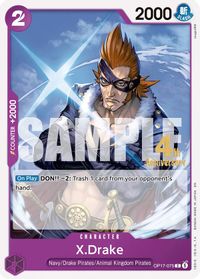 X.Drake — The World's Strongest Warriors Release Event Cards