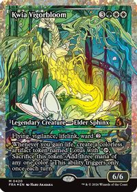 Kwia Vigorbloom (Showcase) (Fracture Foil) (0420) — Reality Fracture