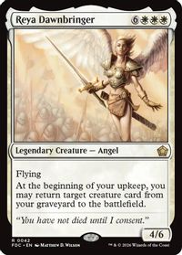 Reya Dawnbringer — Commander: Foundations
