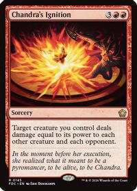 Chandra's Ignition — Commander: Foundations