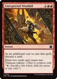 Unexpected Windfall — Commander: Foundations