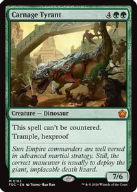 Carnage Tyrant — Commander: Foundations