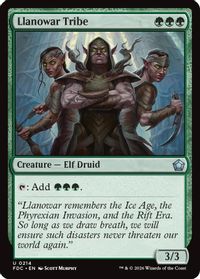 Llanowar Tribe — Commander: Foundations