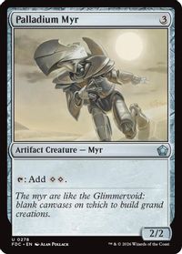 Palladium Myr — Commander: Foundations