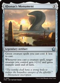 Rhonas's Monument — Commander: Foundations
